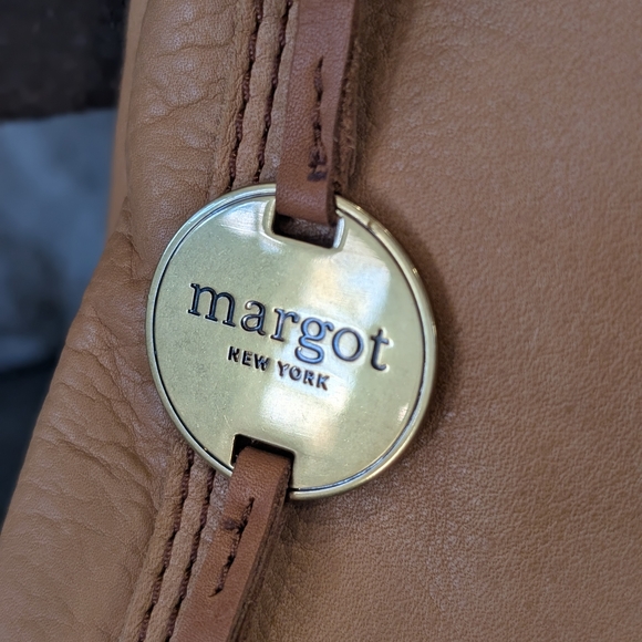 margot Tan Leather Tote Bag - Picture 14 of 16